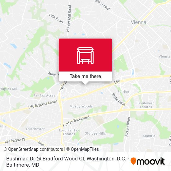 Bushman Dr @ Bradford Wood Ct map