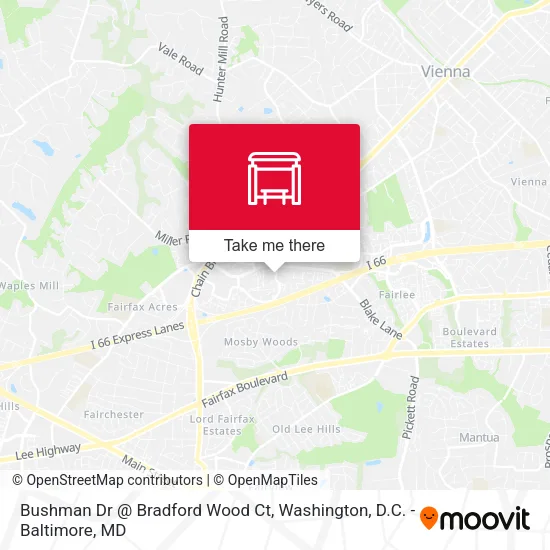 Bushman Dr @ Bradford Wood Ct map