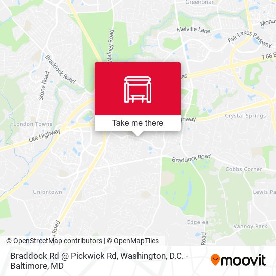 Braddock Rd @ Pickwick Rd map