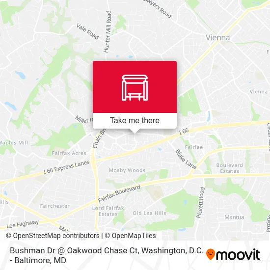 Bushman Dr @ Oakwood Chase Ct map