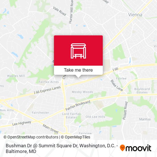 Mapa de Bushman Dr @ Summit Square Dr