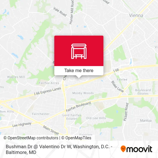 Bushman Dr @ Valentino Dr W map