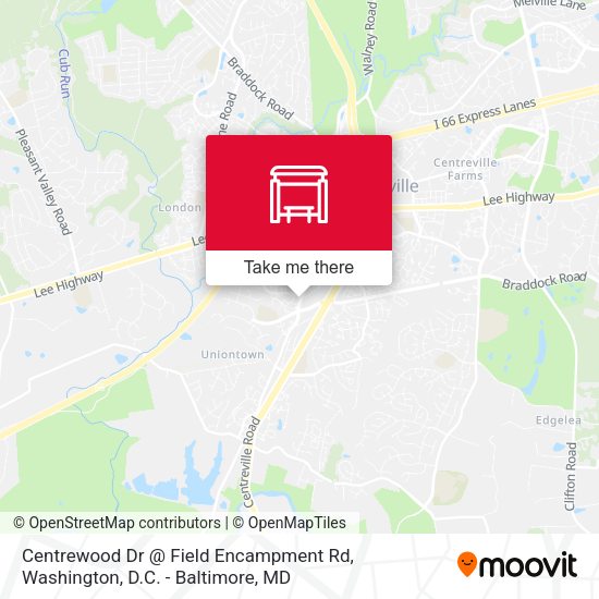 Centrewood Dr @ Field Encampment Rd map