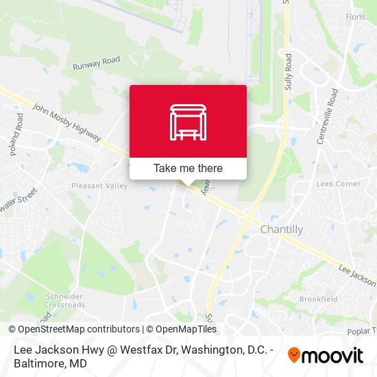 Mapa de Lee Jackson Hwy @ Westfax Dr