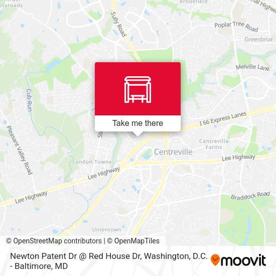 Mapa de Newton Patent Dr @ Red House Dr