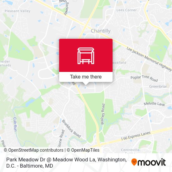 Park Meadow Dr @ Meadow Wood La map