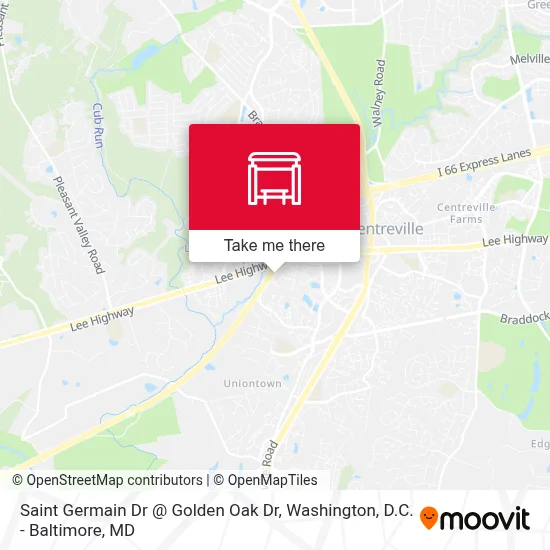 Saint Germain Dr @ Golden Oak Dr map