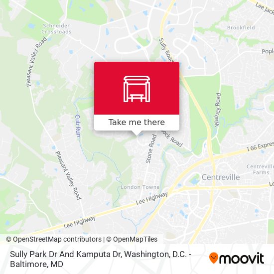 Sully Park Dr And Kamputa Dr map