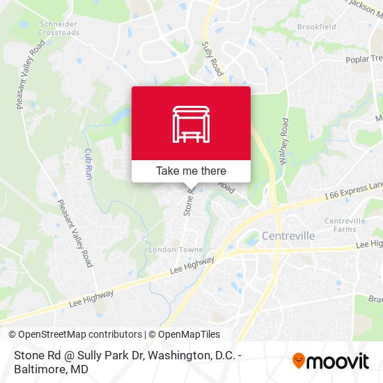 Stone Rd @ Sully Park Dr map