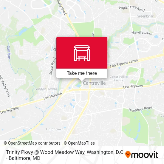 Trinity Pkwy @ Wood Meadow Way map