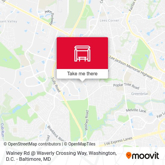 Mapa de Walney Rd @ Waverly Crossing Way
