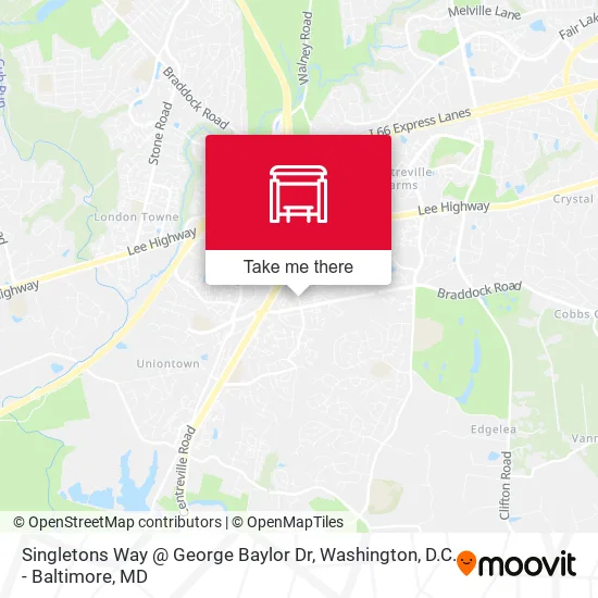 Singletons Way @ George Baylor Dr map