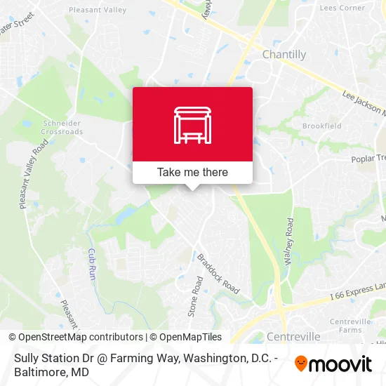 Sully Station Dr @ Farming Way map