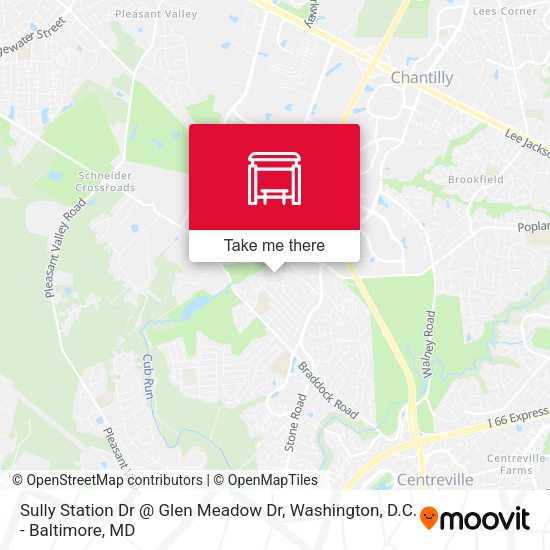 Mapa de Sully Station Dr @ Glen Meadow Dr