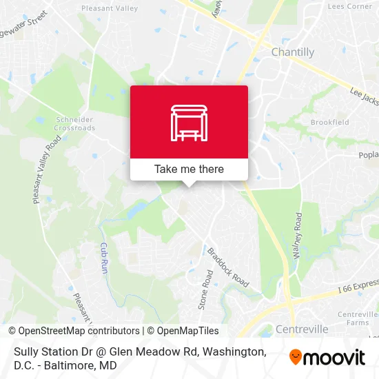 Sully Station Dr @ Glen Meadow Rd map