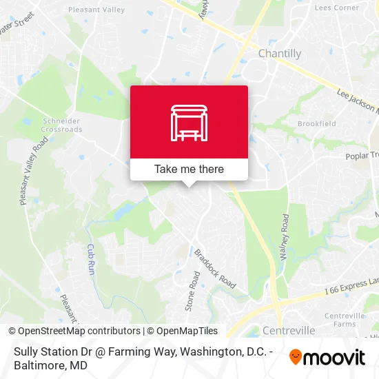 Sully Station Dr @ Farming Way map