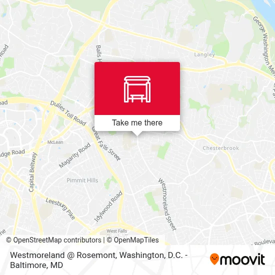 Westmoreland @ Rosemont map