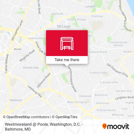 Westmoreland @ Poole map