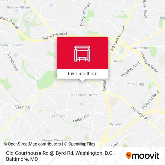 Old Courthouse Rd @ Byrd Rd map