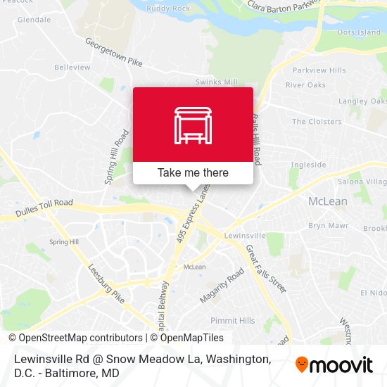 Mapa de Lewinsville Rd @ Snow Meadow La