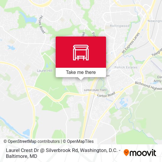 Mapa de Laurel Crest Dr @ Silverbrook Rd