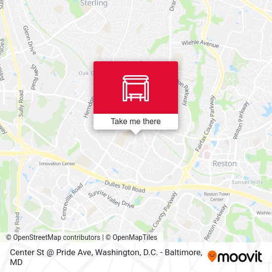Mapa de Center St @ Pride Ave