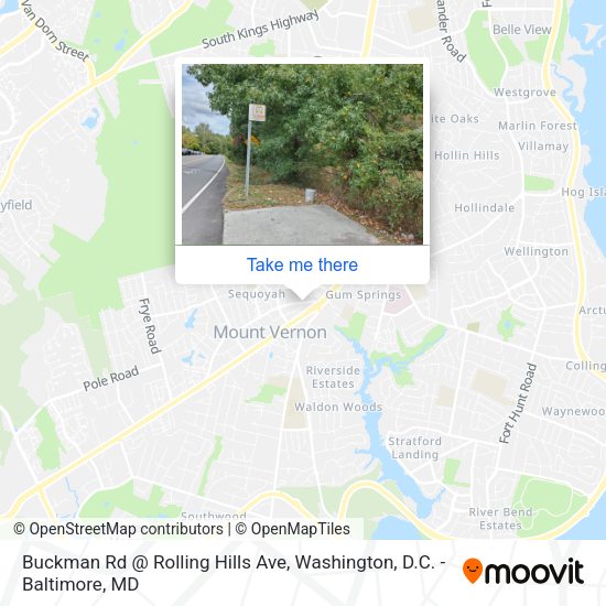 Mapa de Buckman Rd @ Rolling Hills Ave