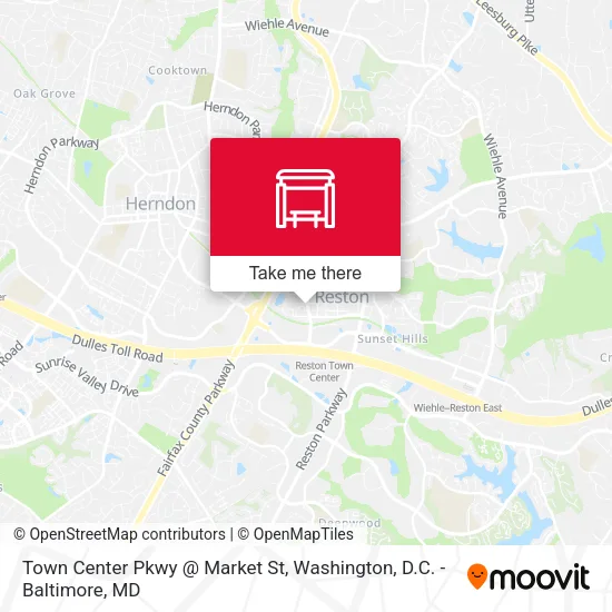 Town Center Pkwy @ Market St map