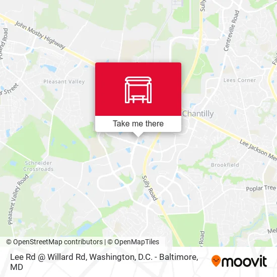 Lee Rd @ Willard Rd map
