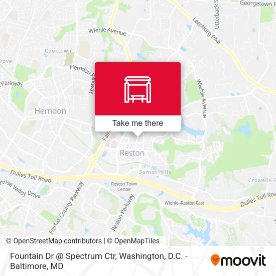 Fountain Dr @ Spectrum Ctr map