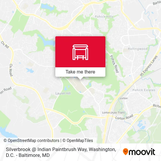 Silverbrook @ Indian Paintbrush Way map