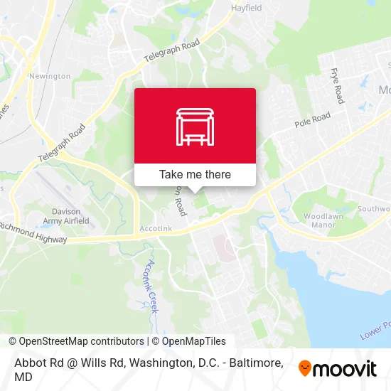 Abbot Rd @ Wills Rd map