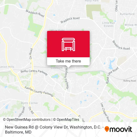 Mapa de New Guinea Rd @ Colony View Dr