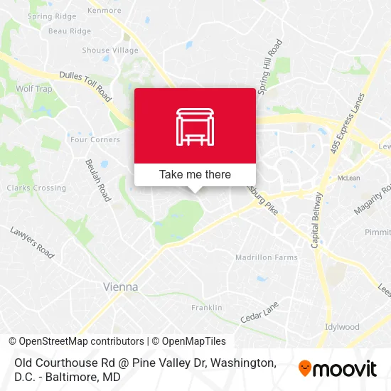 Old Courthouse Rd @ Pine Valley Dr map