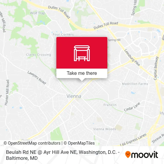 Beulah Rd NE @ Ayr Hill Ave NE map