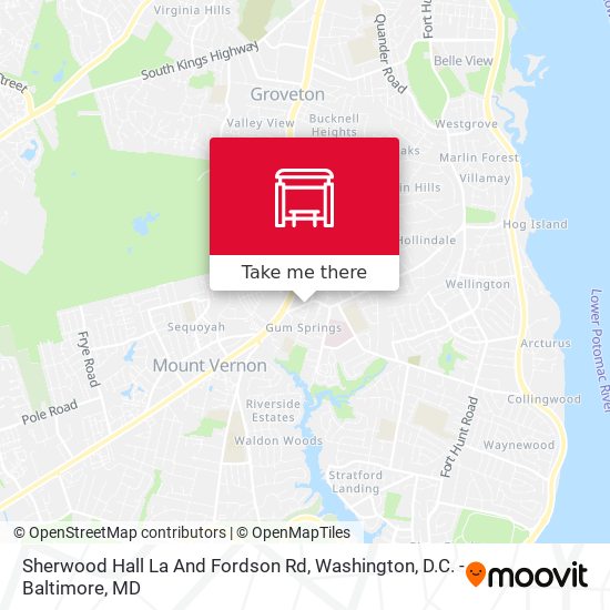 Sherwood Hall La And Fordson Rd map