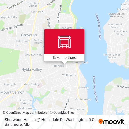Mapa de Sherwood Hall La @ Hollindale Dr
