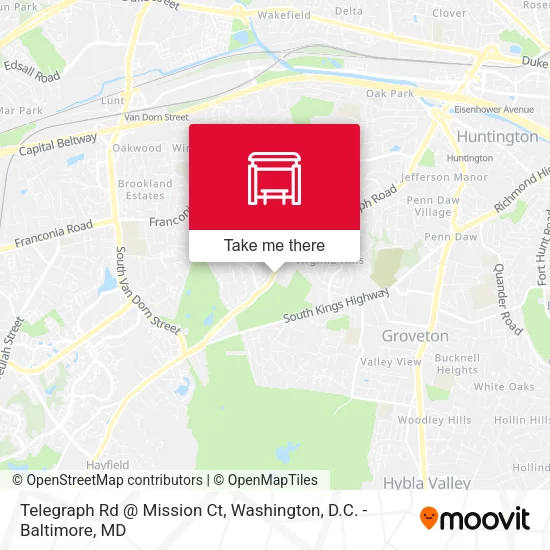 Telegraph Rd @ Mission Ct map