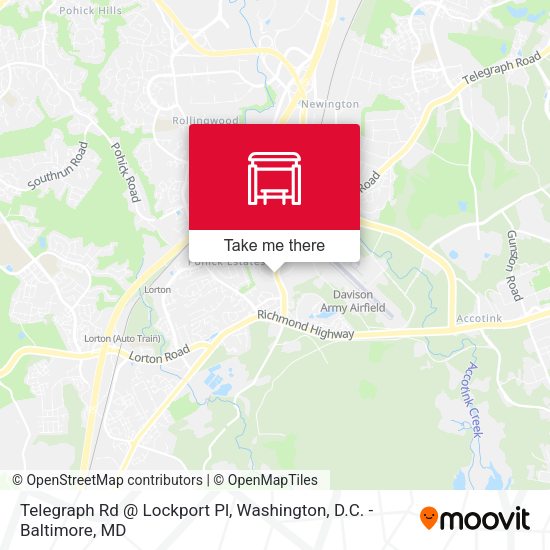 Telegraph Rd @ Lockport Pl map