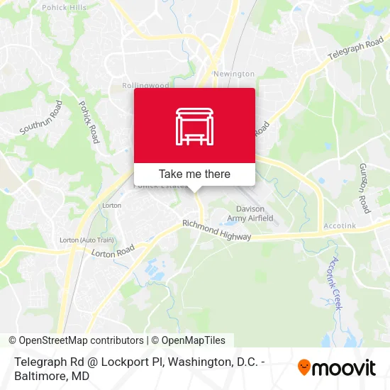 Telegraph Rd @ Lockport Pl map