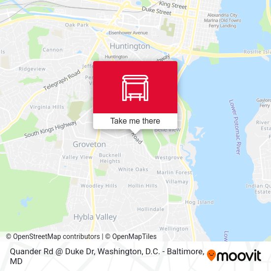 Quander Rd @ Duke Dr map