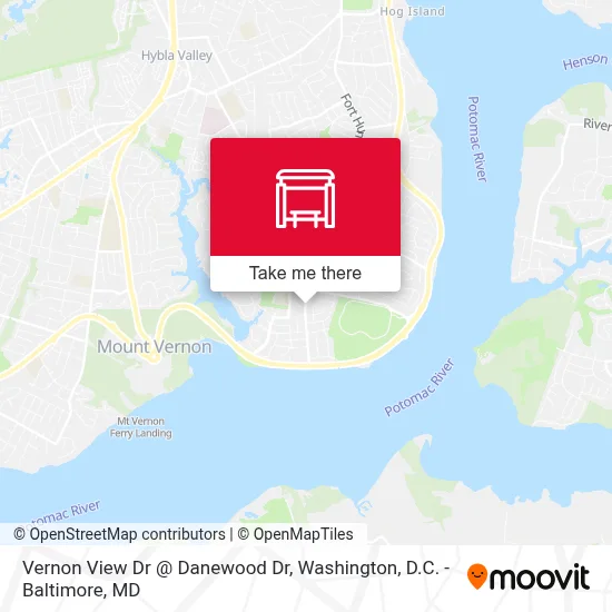 Vernon View Dr @ Danewood Dr map