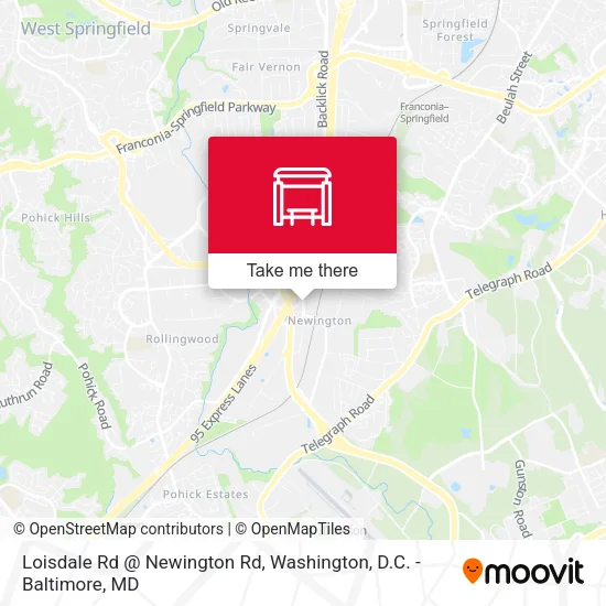 Loisdale Rd @ Newington Rd map