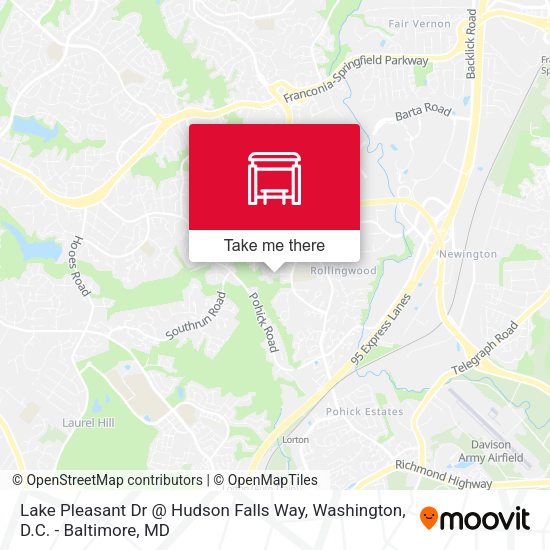Lake Pleasant Dr @ Hudson Falls Way map