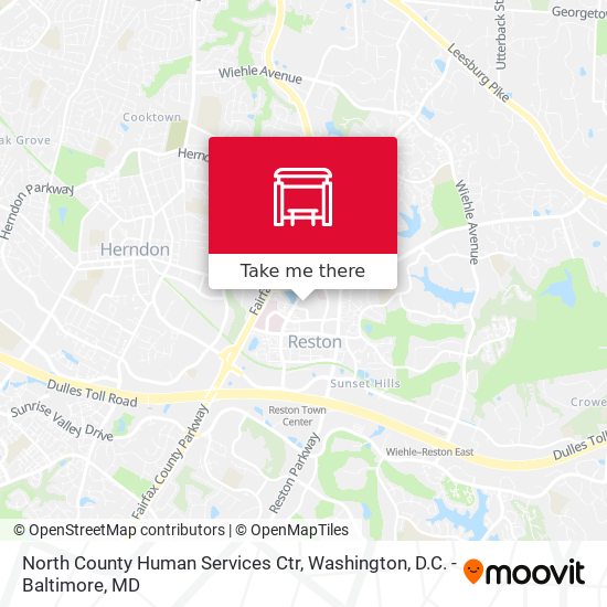 North County Human Services Ctr map