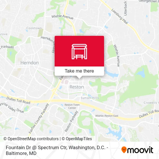 Fountain Dr @ Spectrum Ctr map