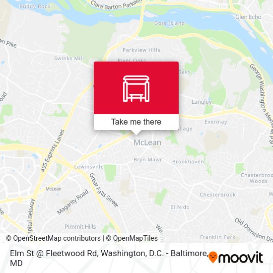 Elm St @ Fleetwood Rd map