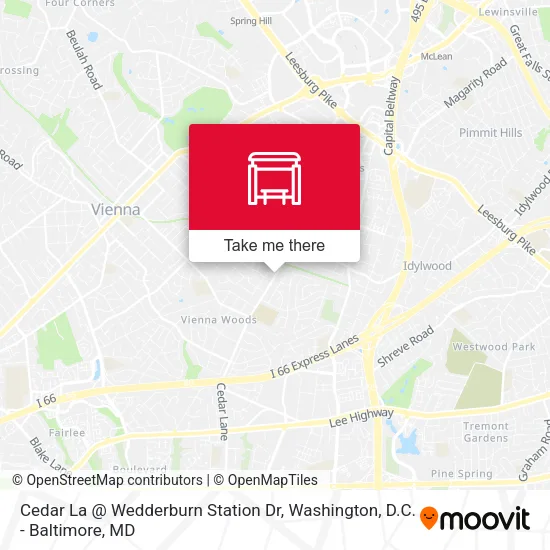 Cedar La @ Wedderburn Station Dr map