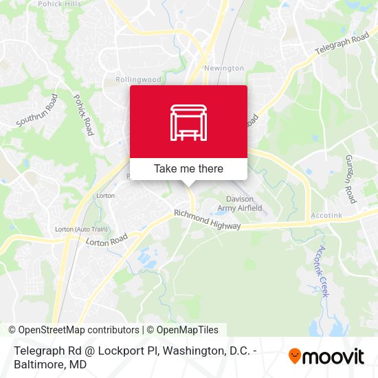 Telegraph Rd @ Lockport Pl map