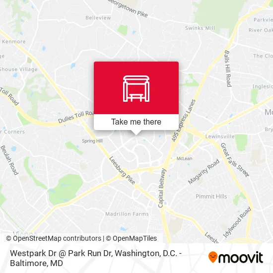 Mapa de Westpark Dr @ Park Run Dr